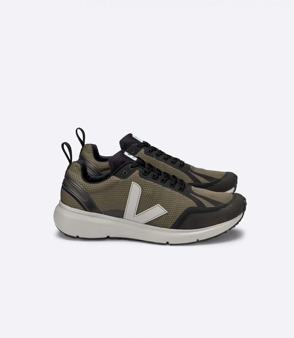 Veja Sneakers Herr - Condor 2 Alveomesh - Olivgröna/Vita - 385476-ALX